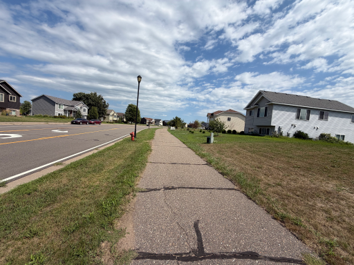 Trail infront of home