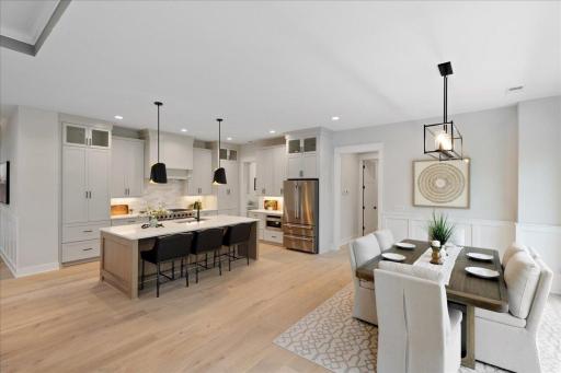 Enjoy heated floors throughout the main level all winter long!