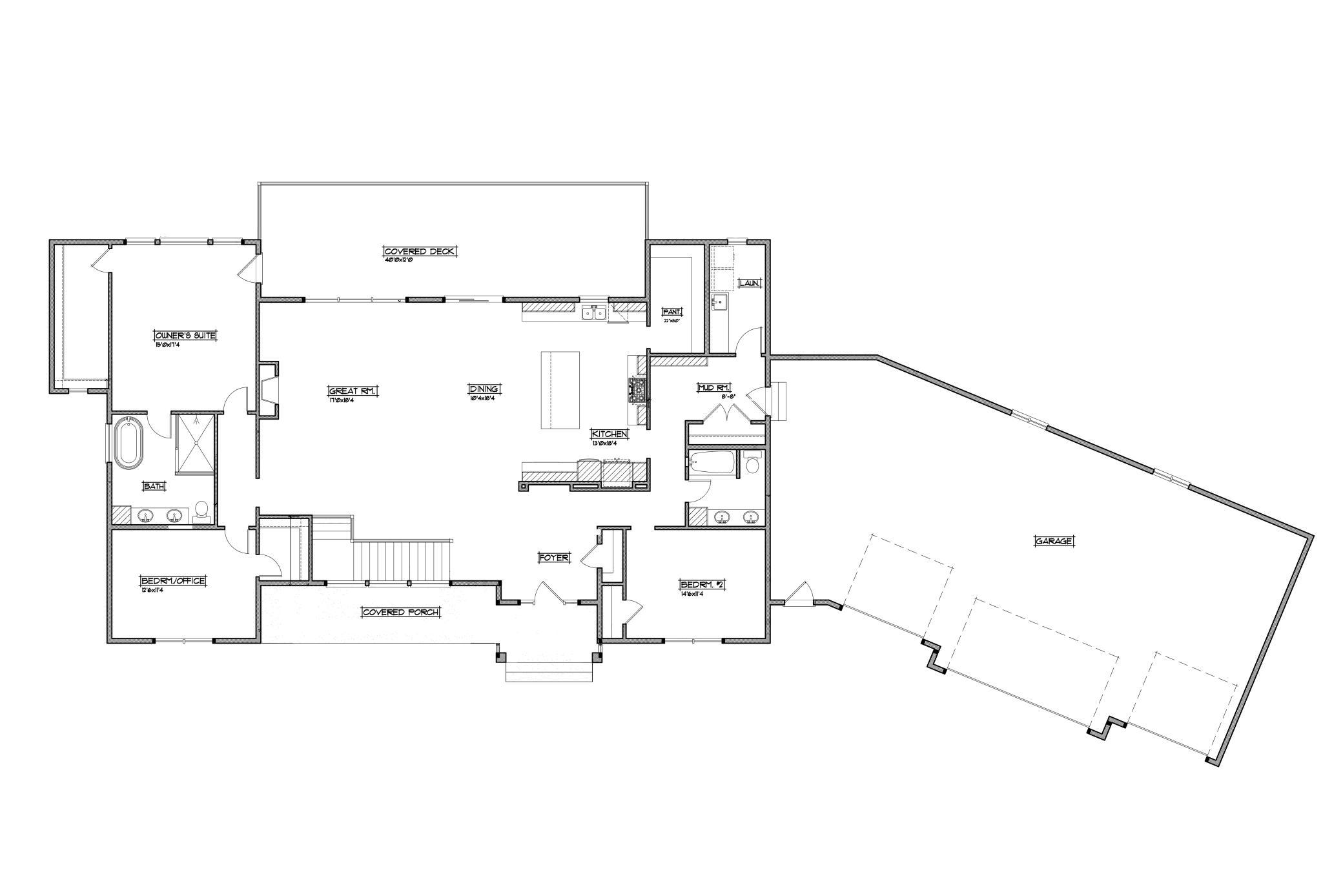 14325 Brockton Plan - Main Floor