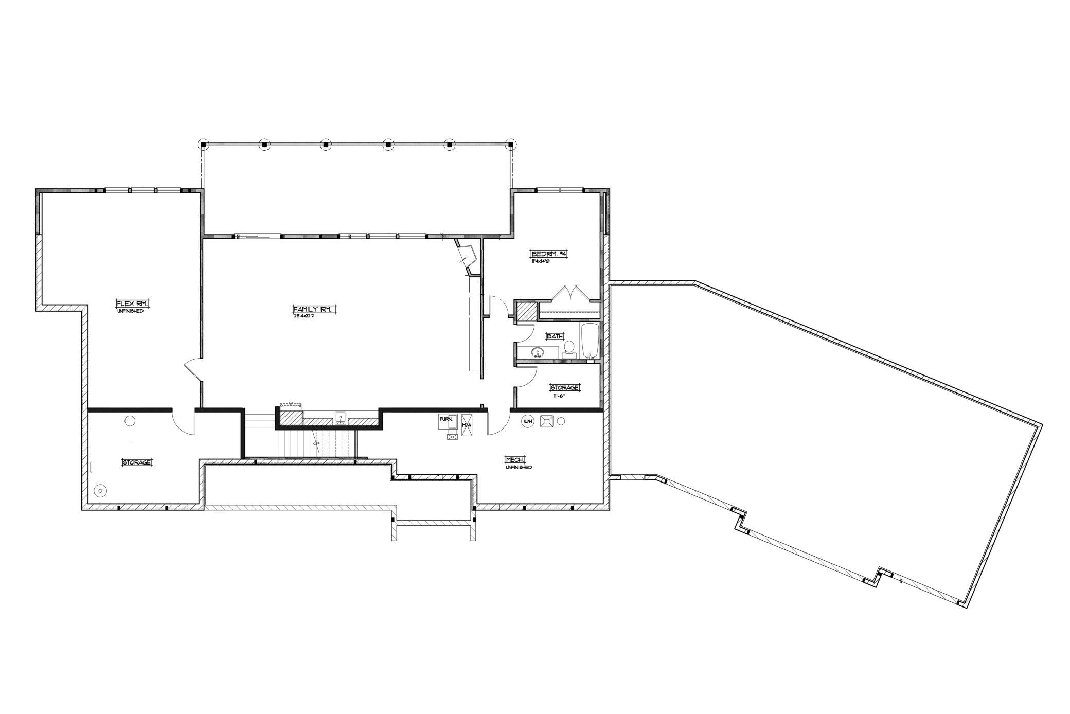14325 Brockton Plan - Lower Level
