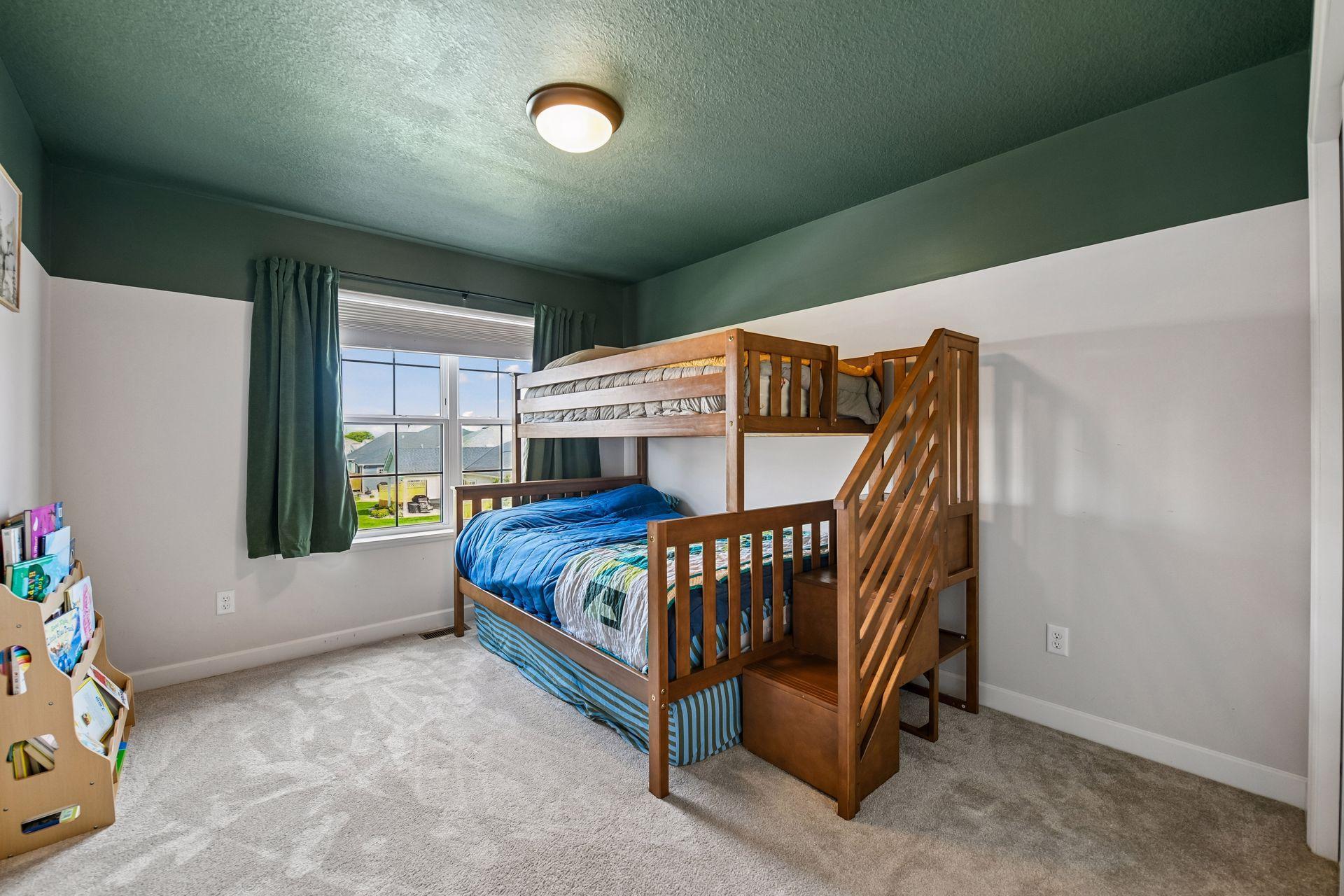 Third bedroom upstairs with generous closet size