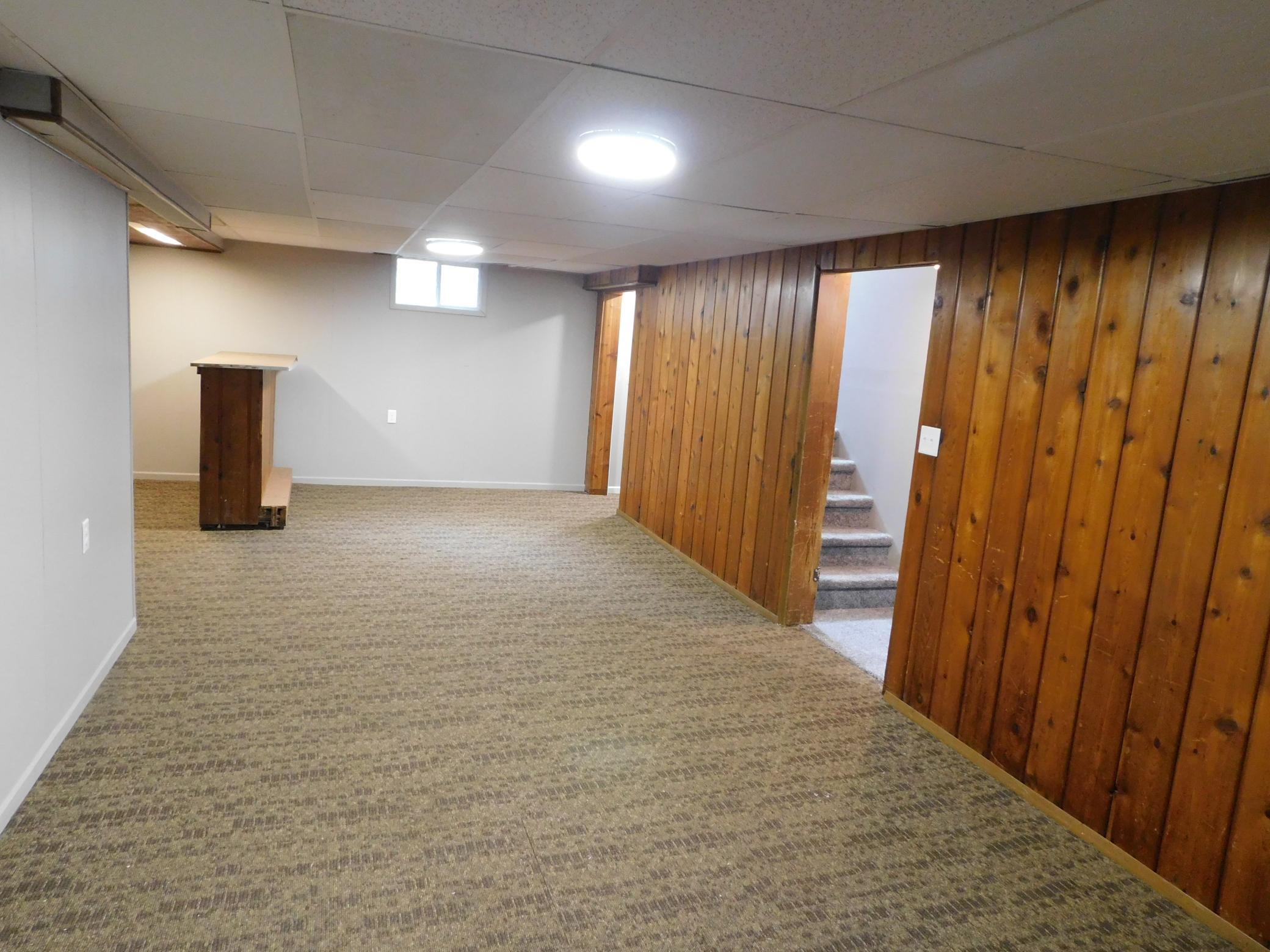 basement family room