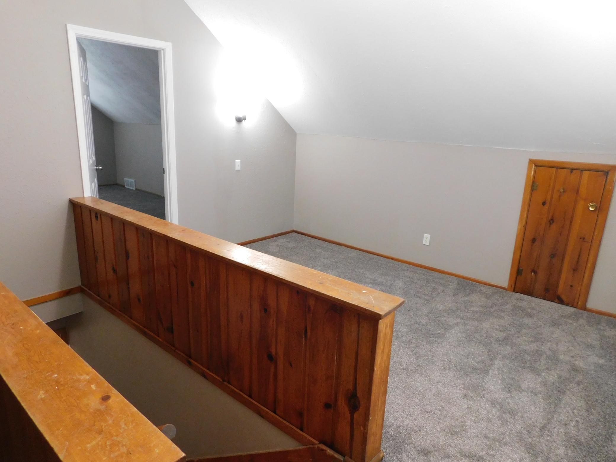upstairs