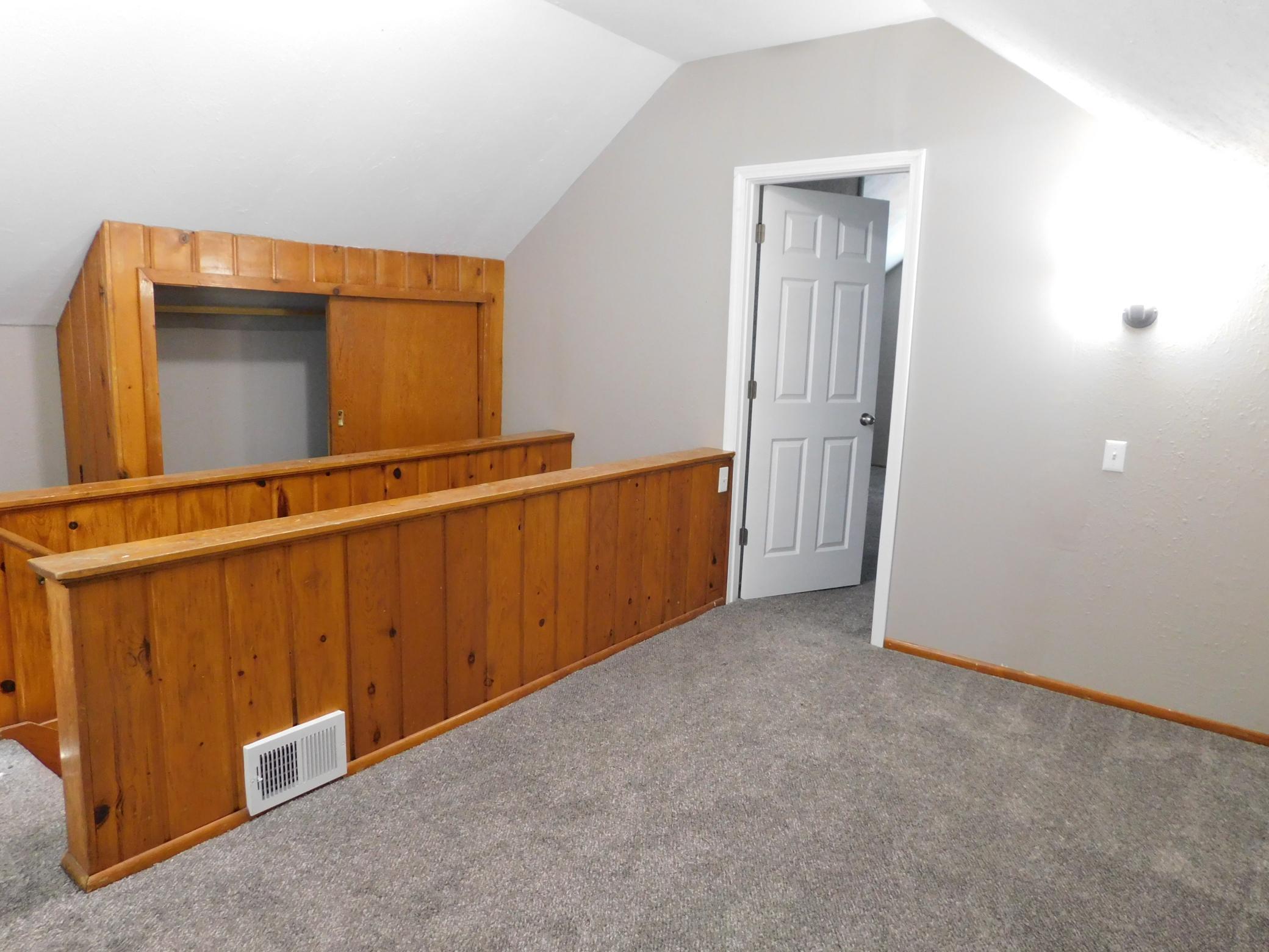 upstairs