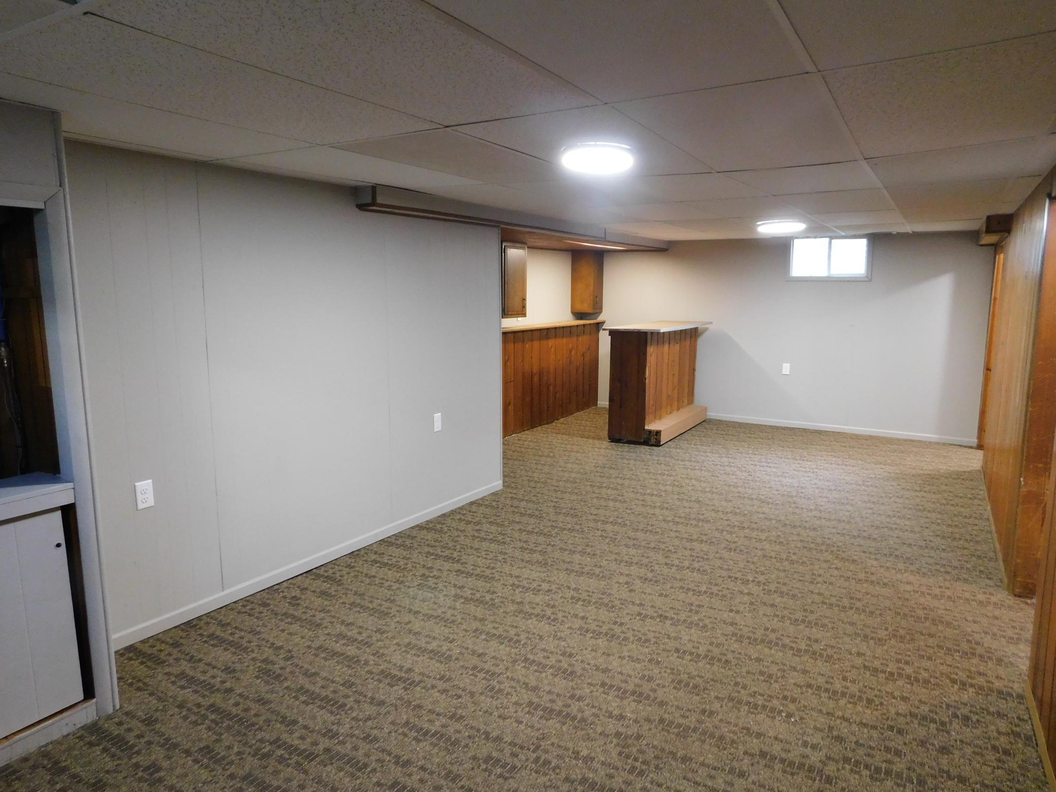basement family room