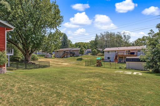 Good distance from homes to the rear