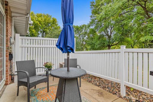 YOUR VERY OWN FRONT PATIO LARGE ENOUGH TO GRILL AND RELAX