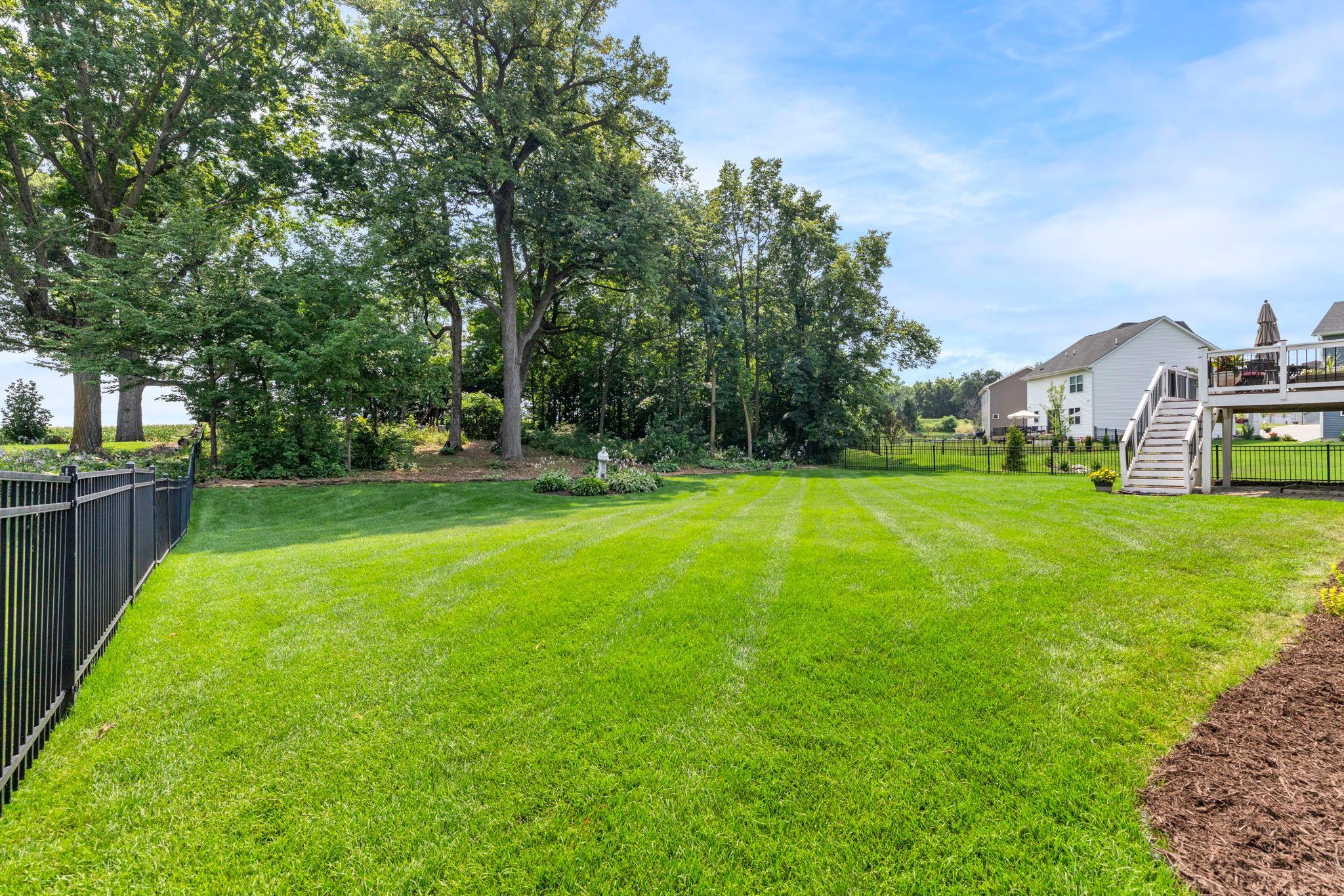 Fully fenced and well maintained.
