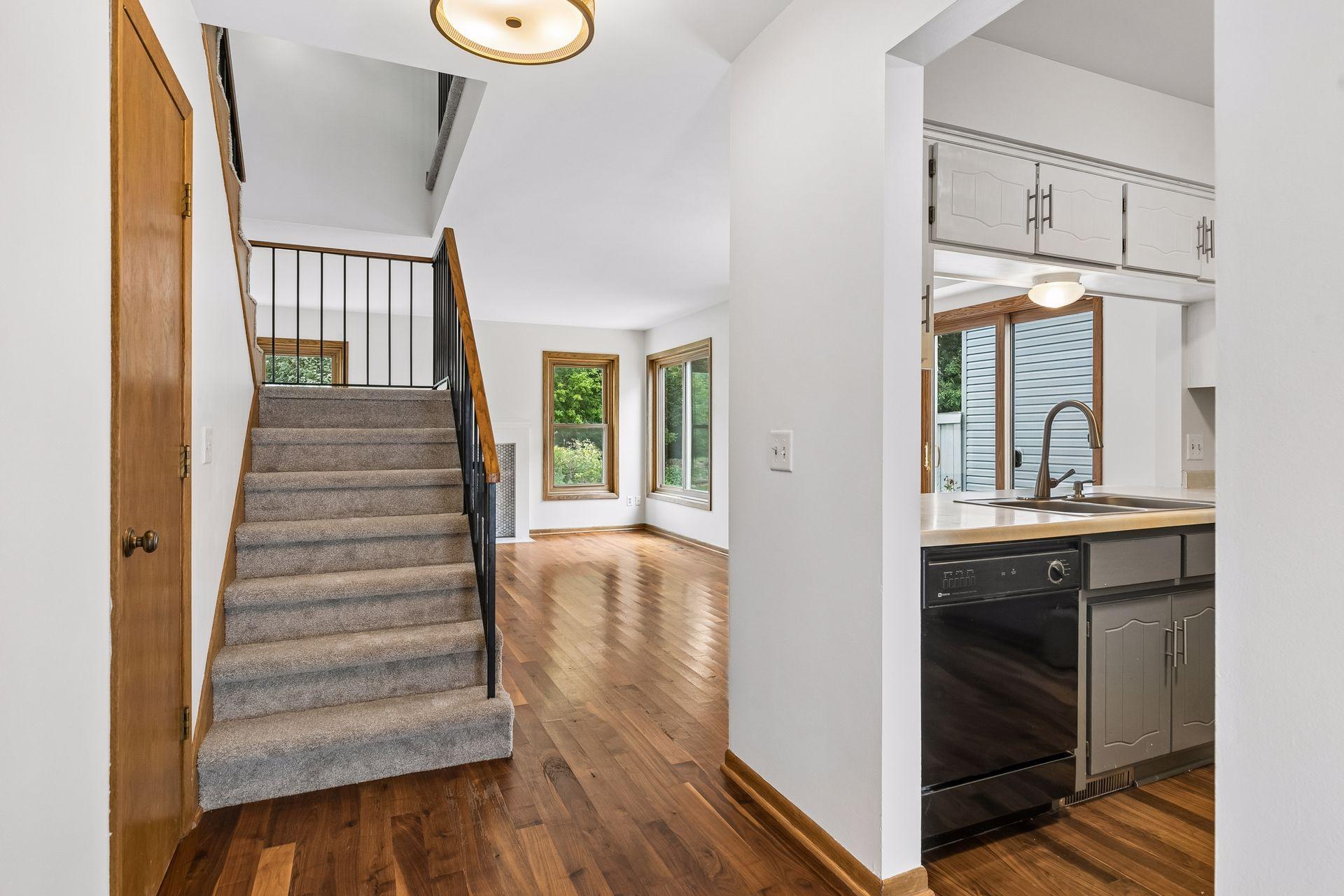 View of the main level showcasing the openness of the home.