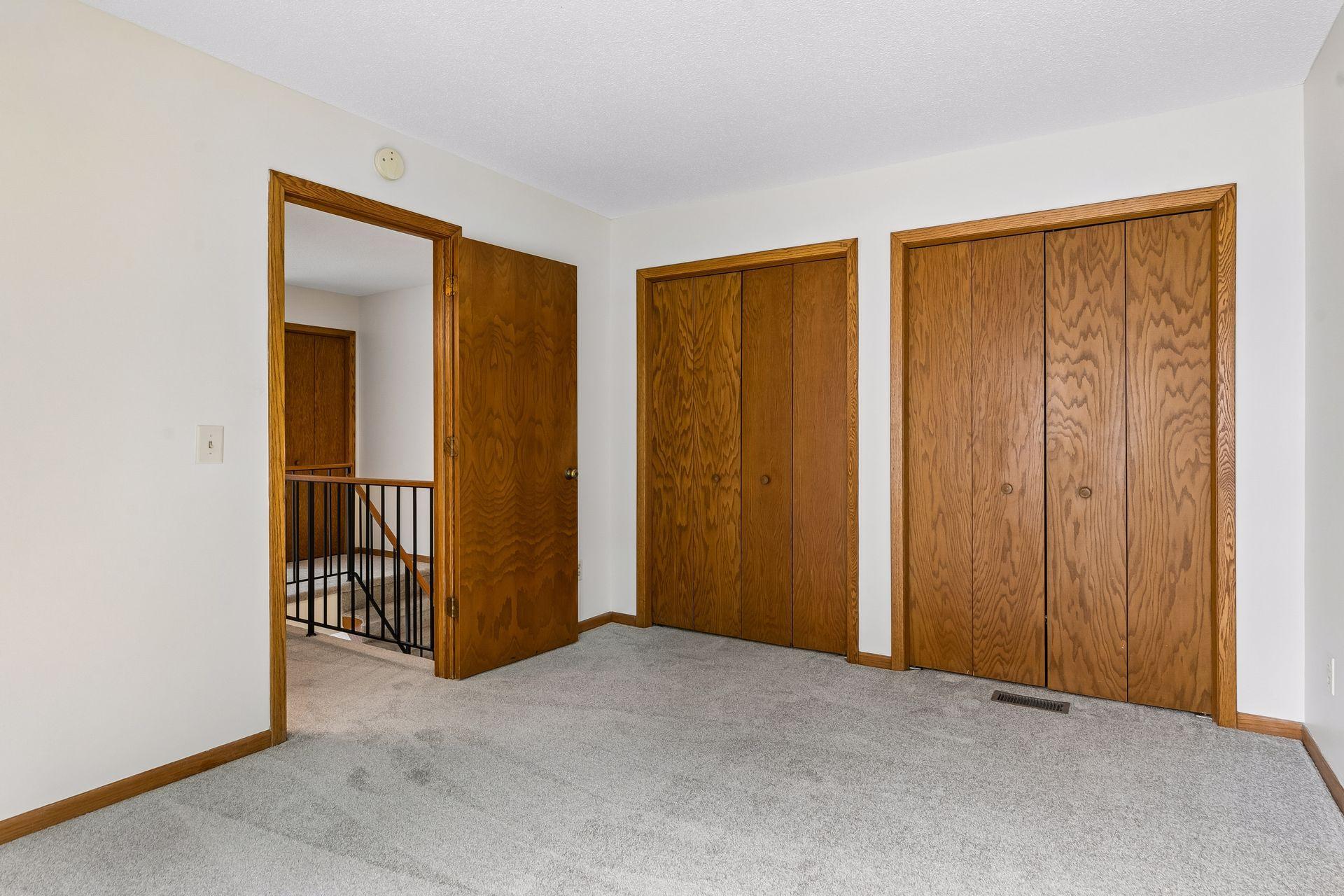 Bedroom also features two closets, new carpet, and fresh paint.