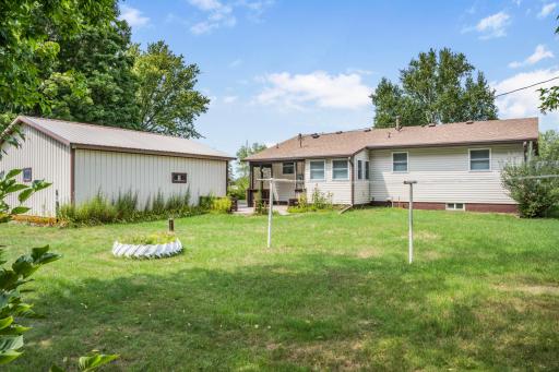 Plenty of backyard space for gardening, play, pets, entertaining, or simply enjoying the outdoors.