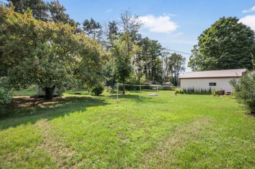 Plenty of backyard space for gardening, play, pets, entertaining, or simply enjoying the outdoors.