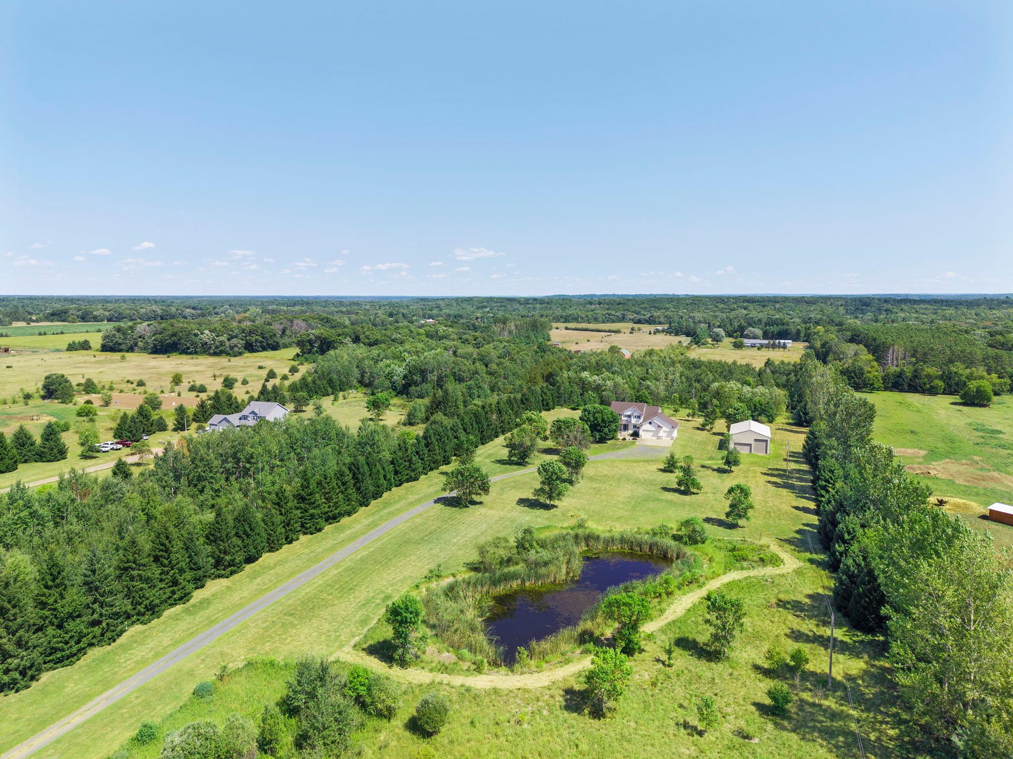 10+ acres but feels larger