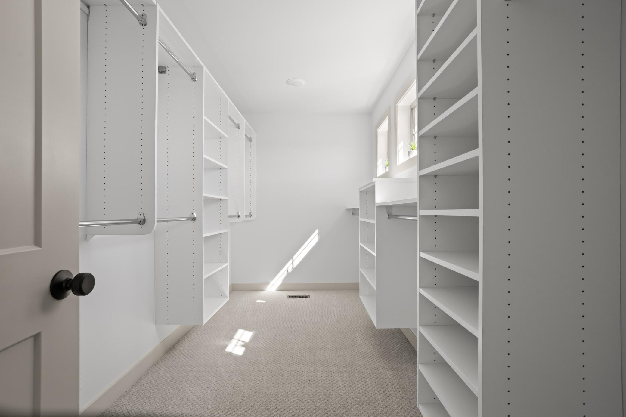 Custom walk in closet