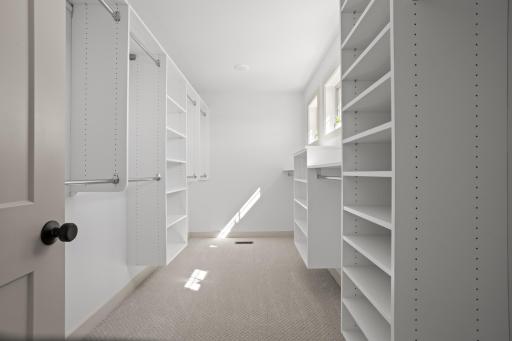 Custom walk in closet