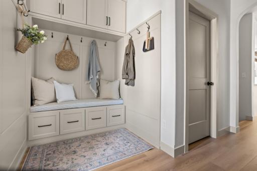Mudroom with Built ins