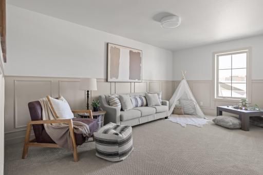 Loft Space w/ wall detail