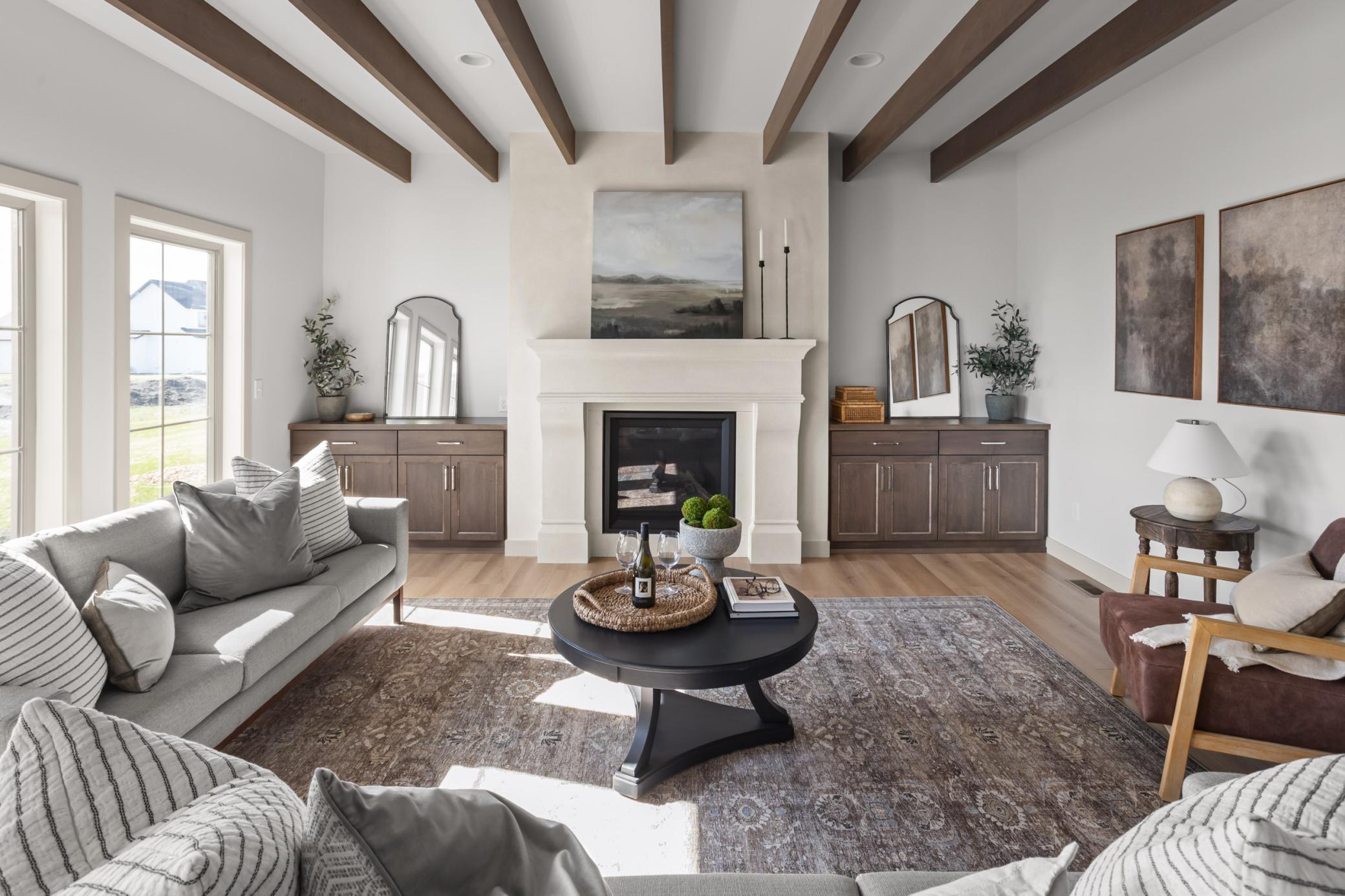 10' Ceiling Height English Tudor Style Beams.jpg