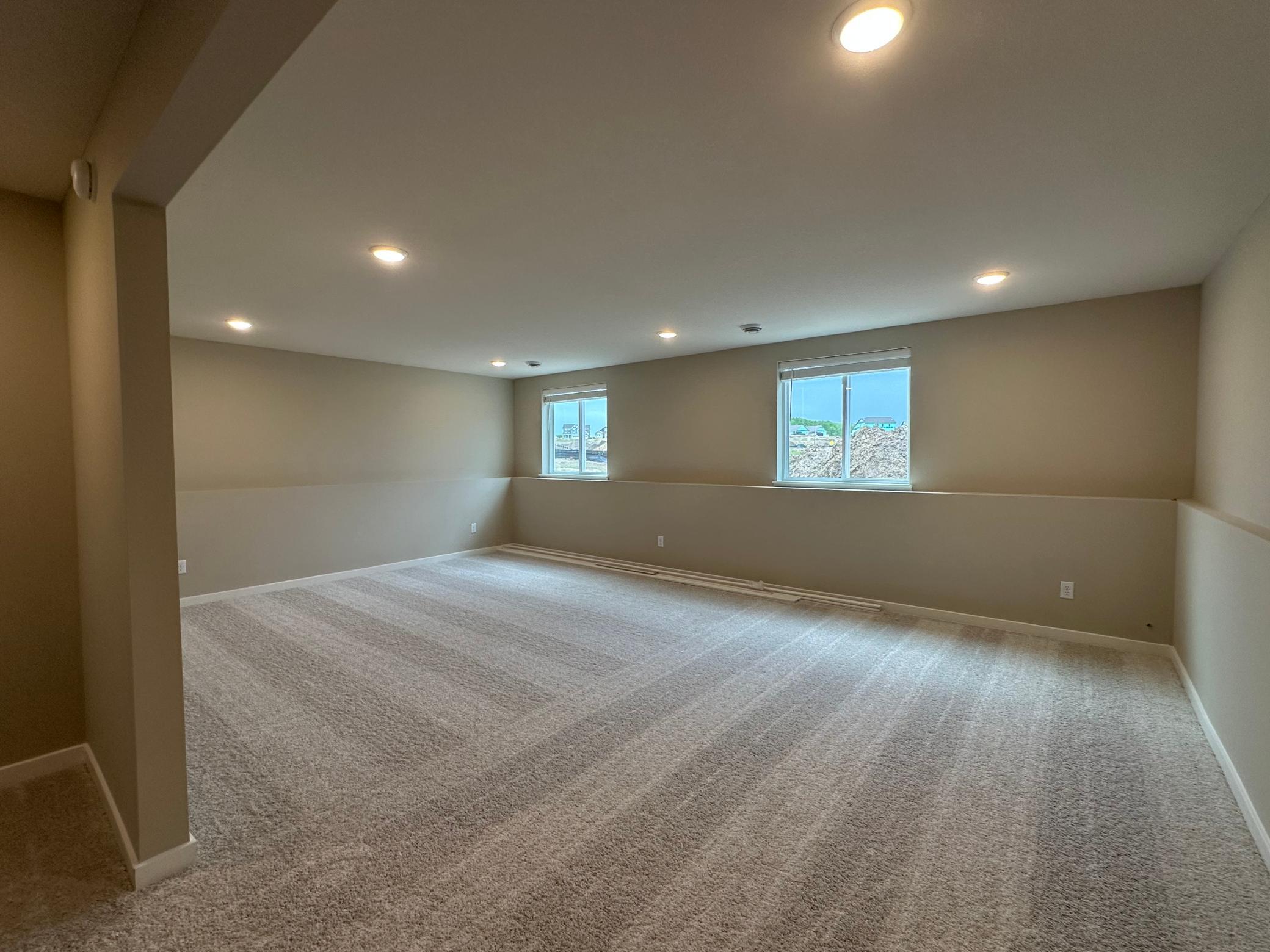 Spacious Finished Basement