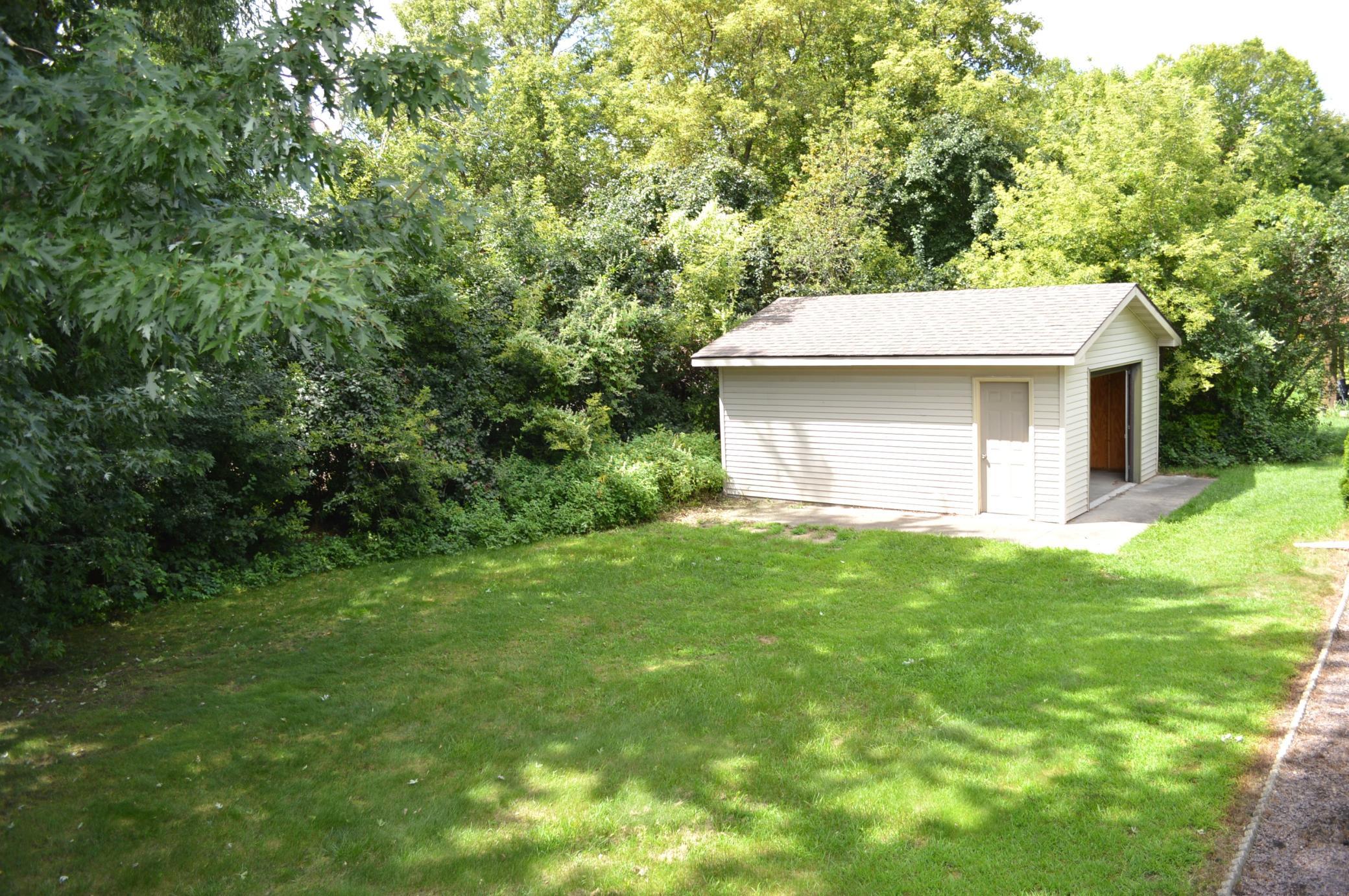 2002 built, detached garage for an additional 320' of storage