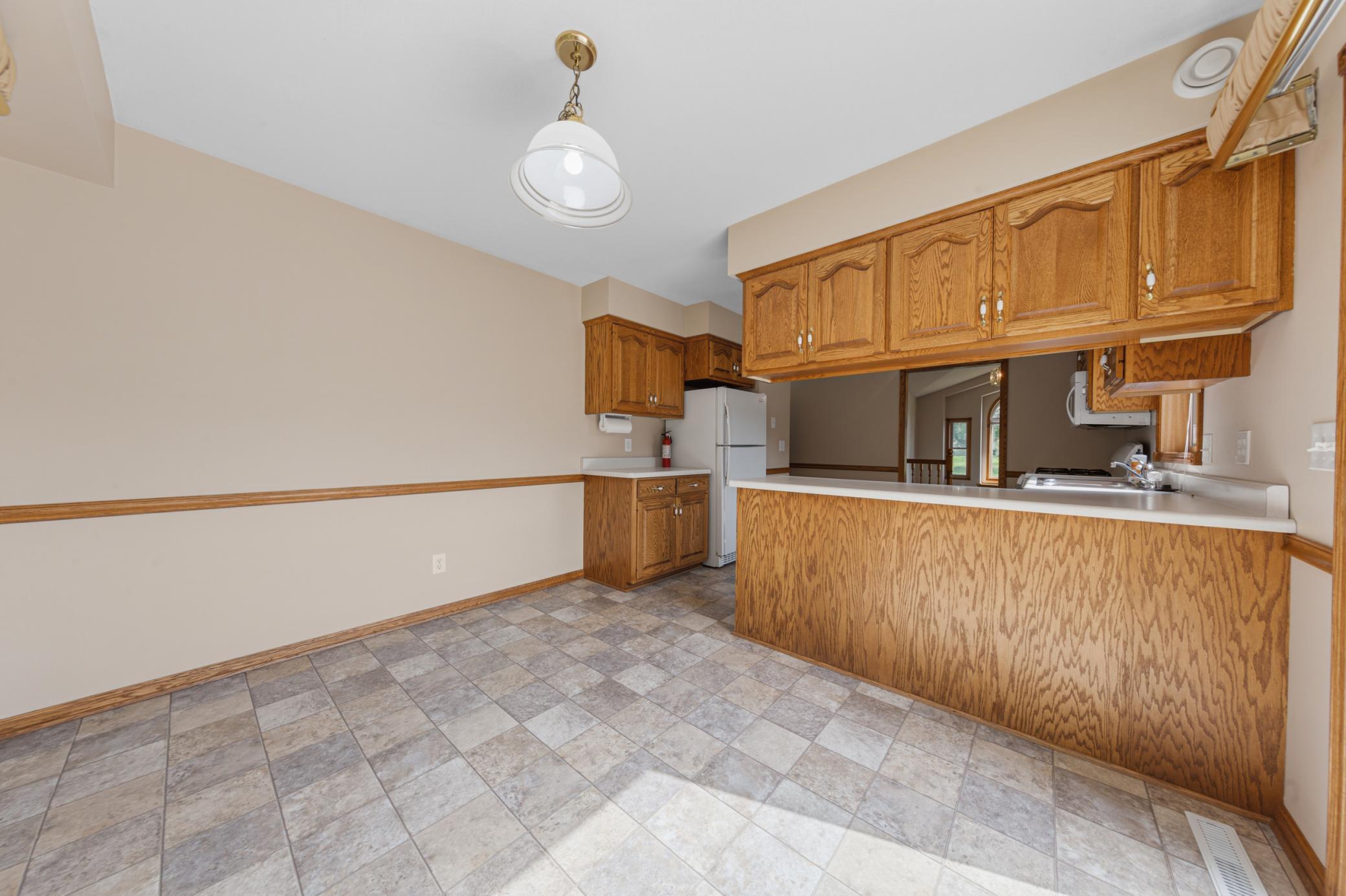 Informal dining area