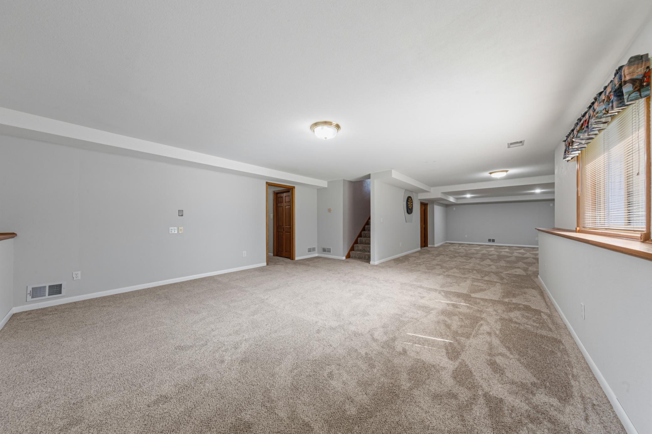 Family room, with rec room behind
