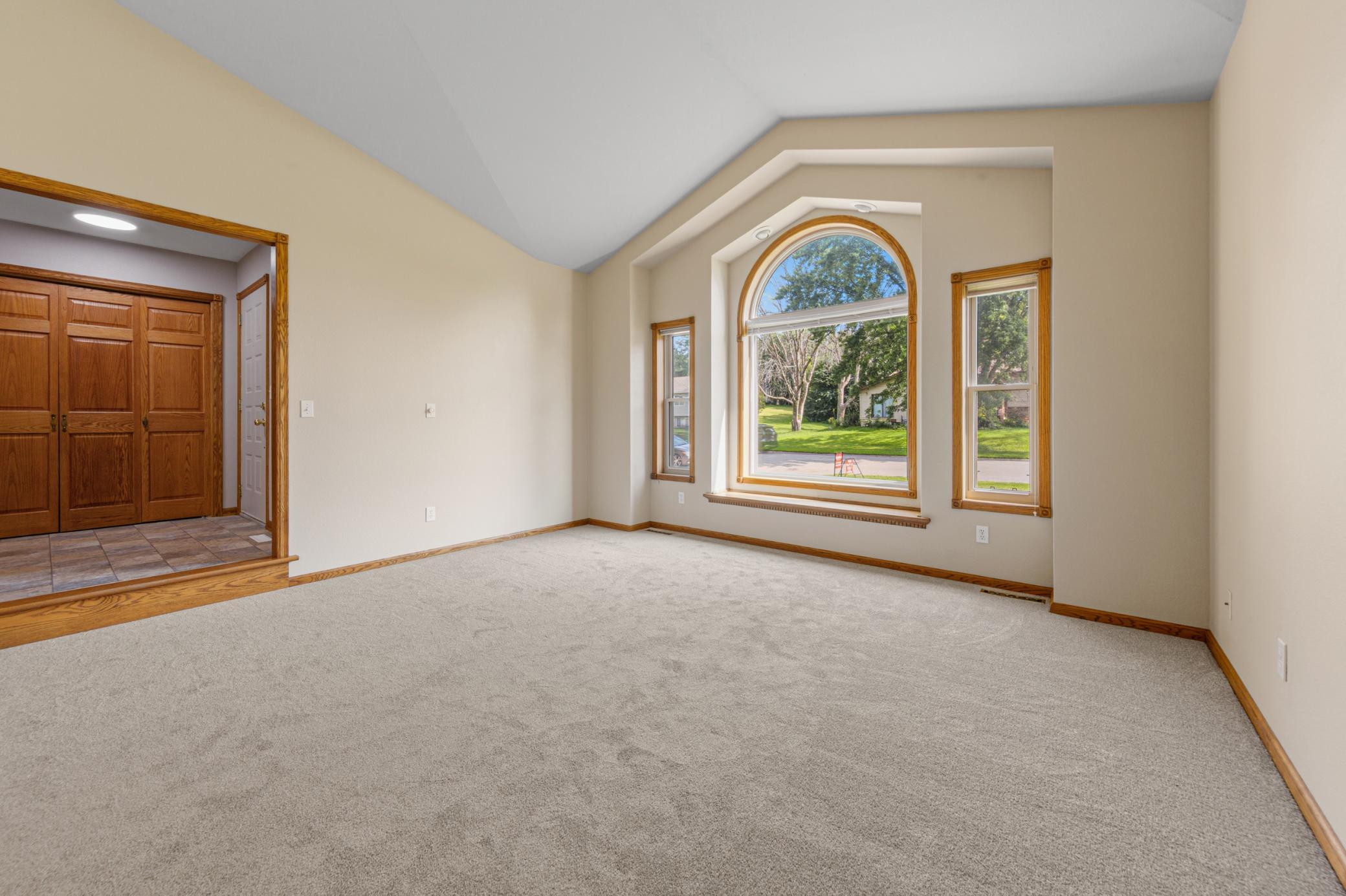 Living room towards foyer
