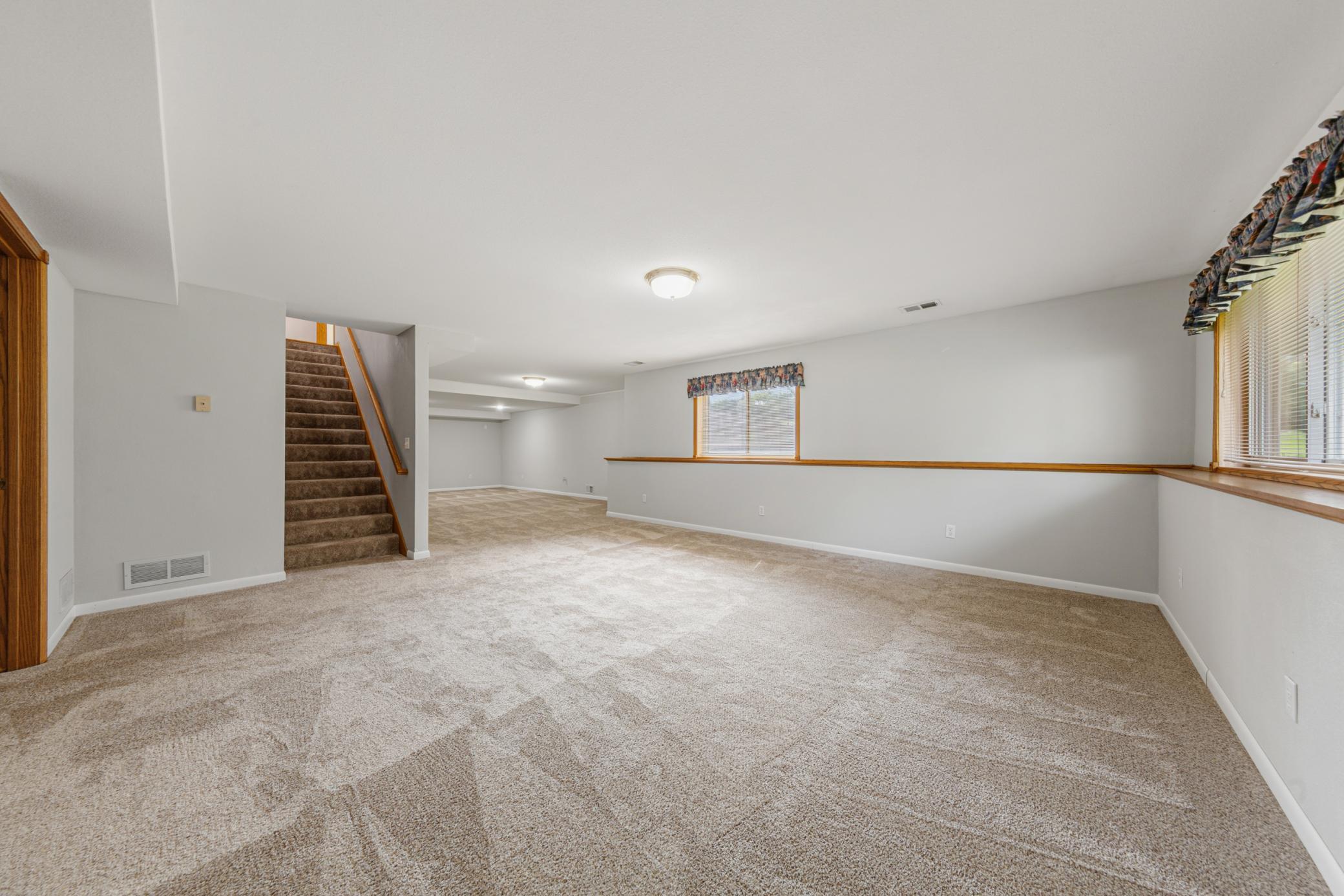Family room towards rec room