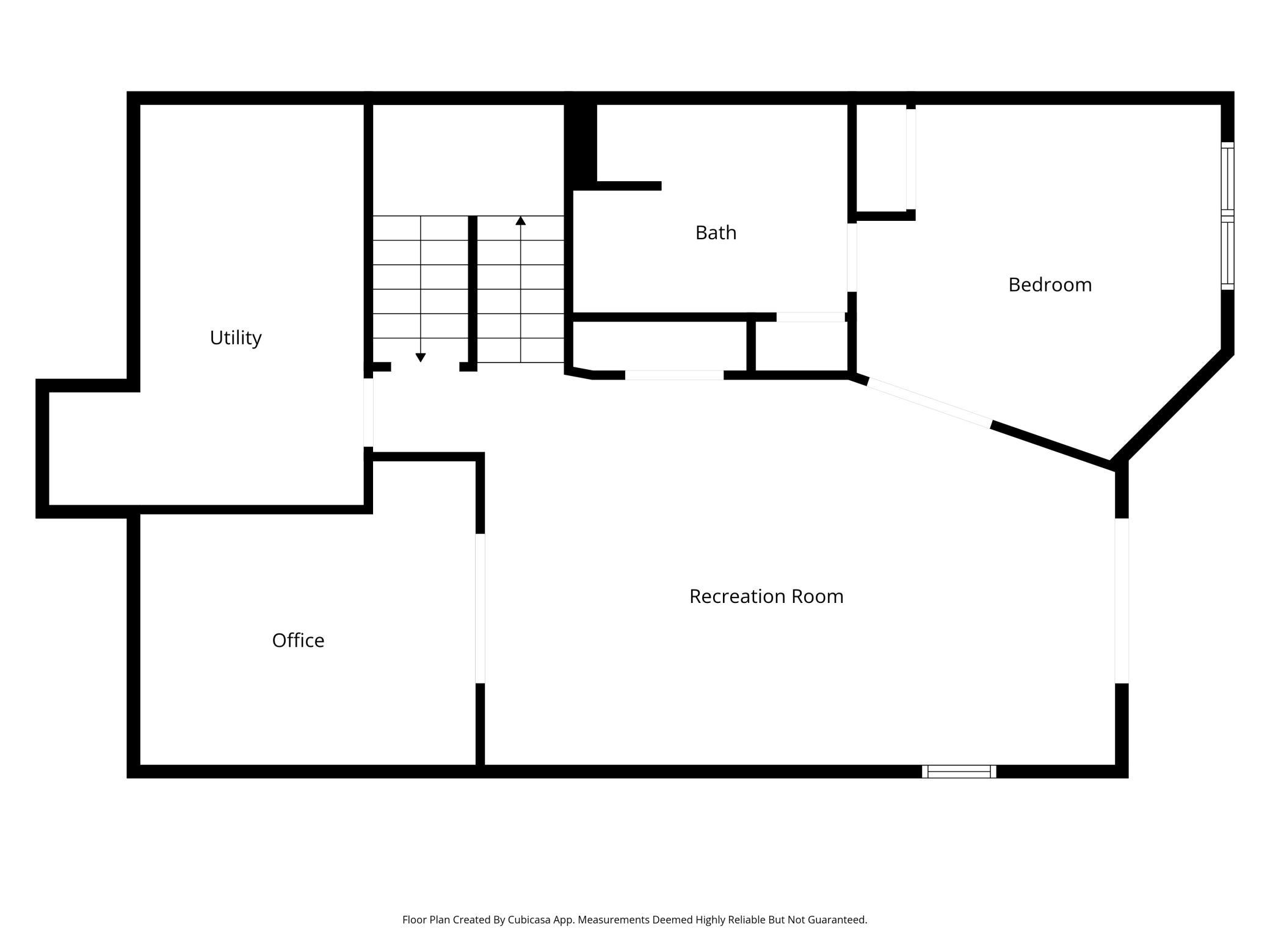 Lower level floorplan.