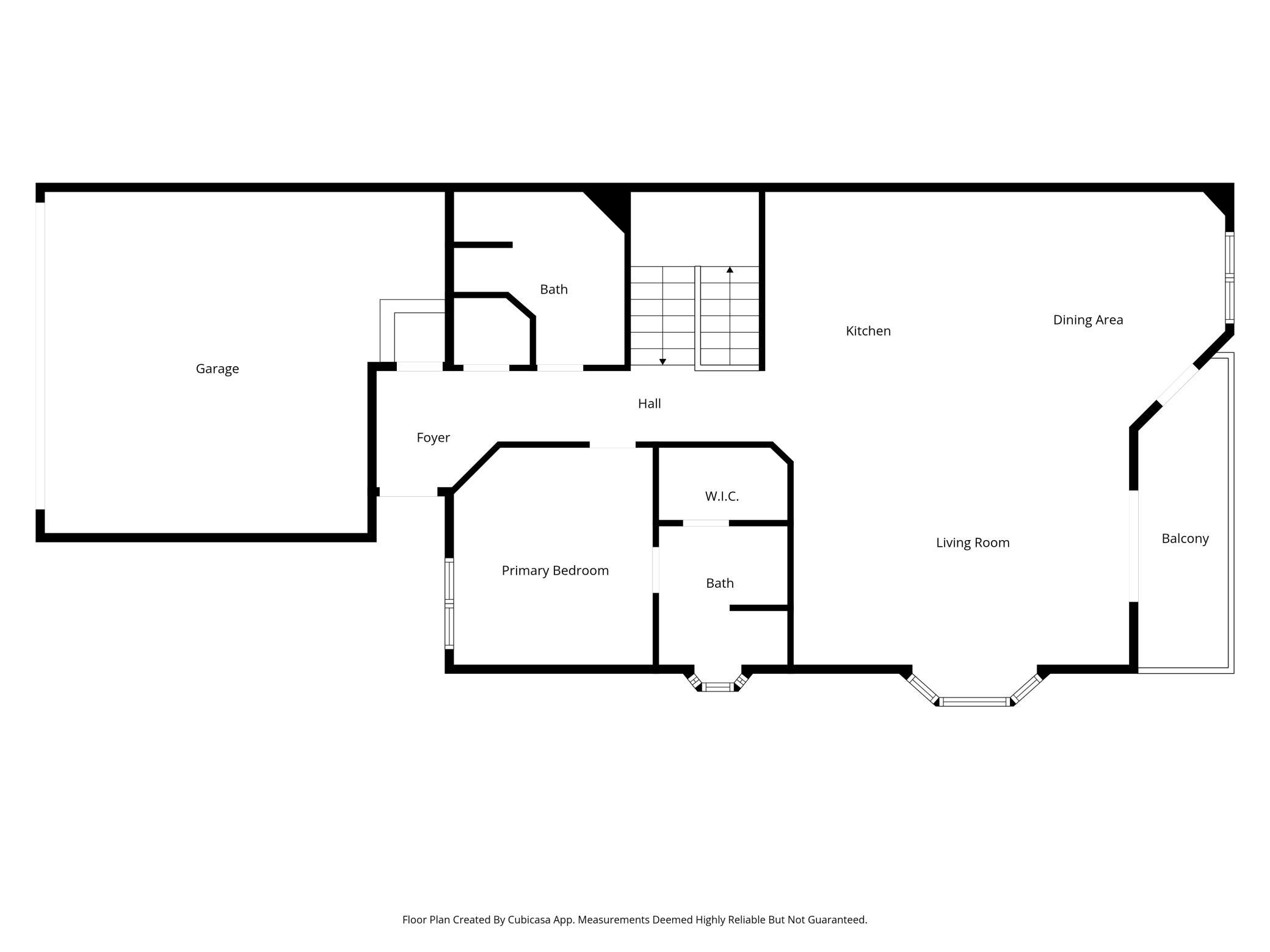 Main level floorplan.