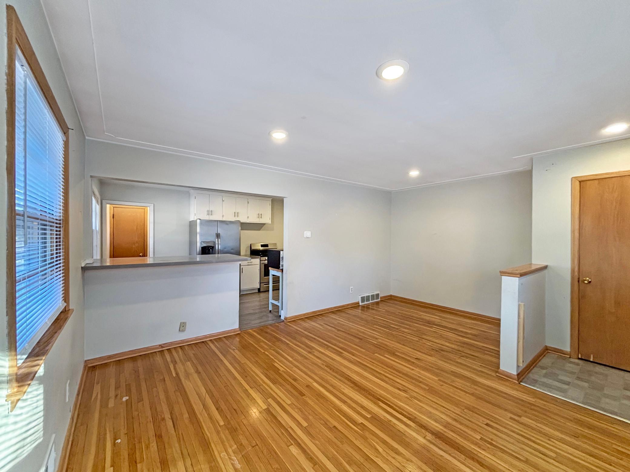 Recessed lighting along with natural light from several windows!