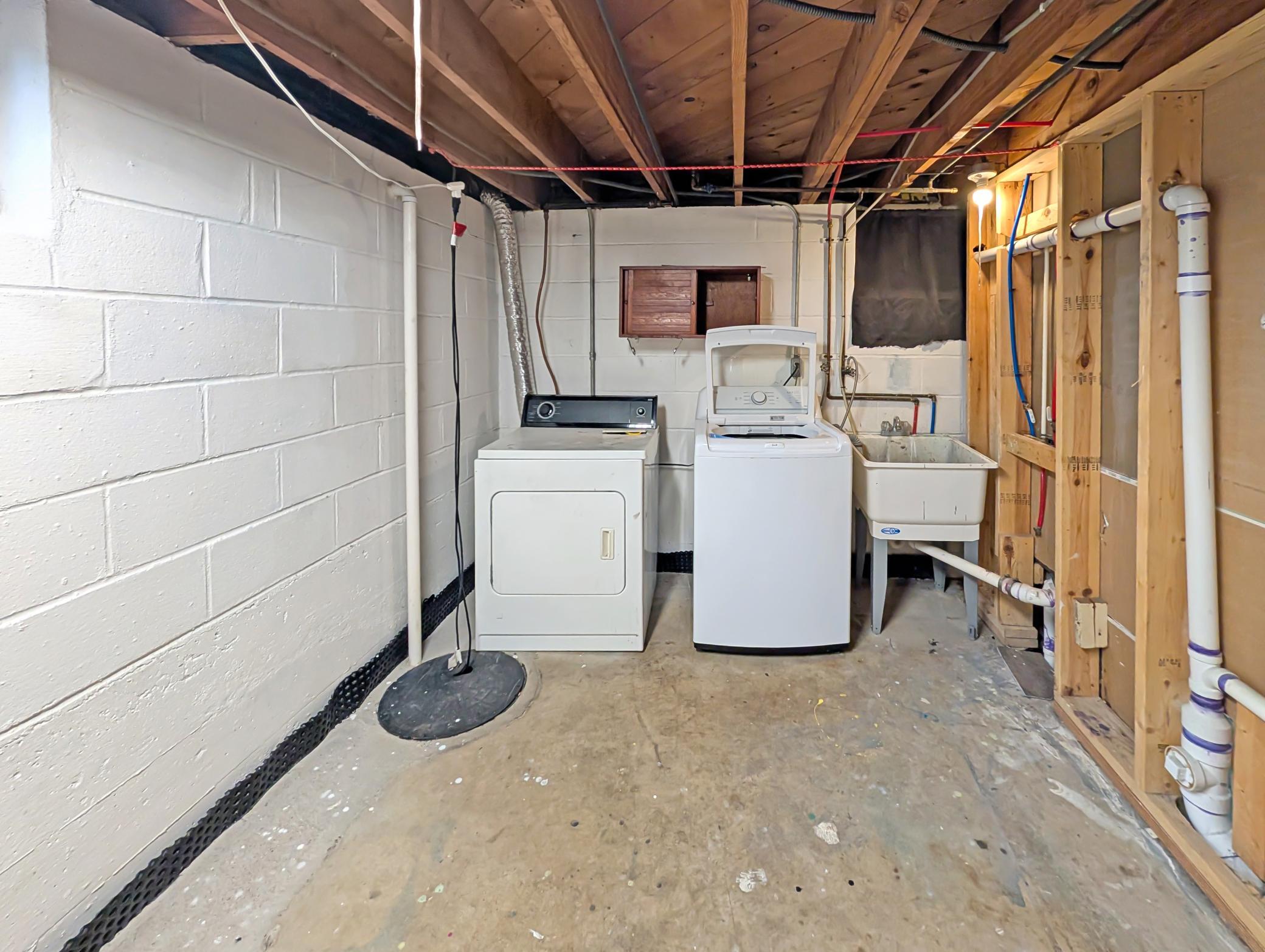 5713 unit basement laundry.