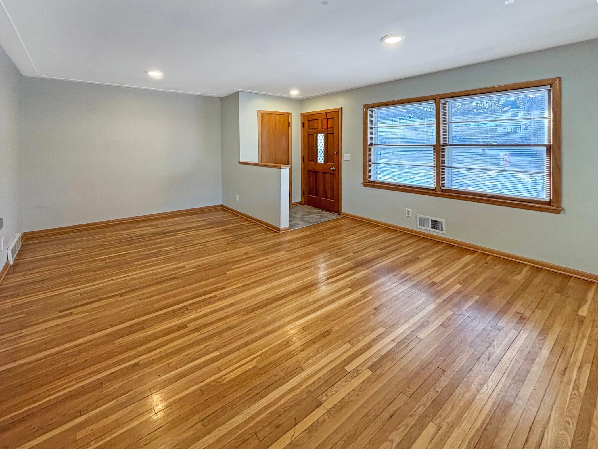 The large window welcomes light into this home!