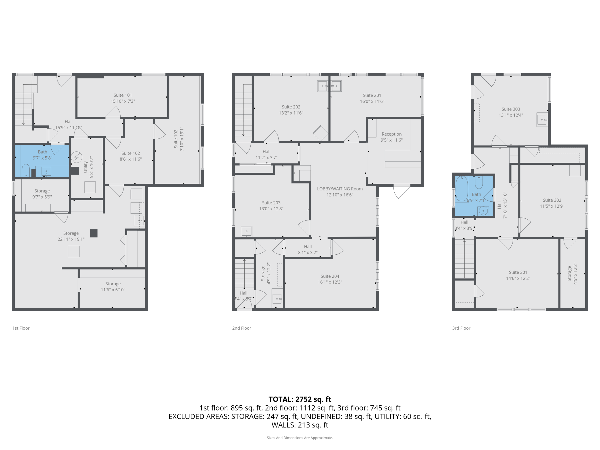 All floors floor plan