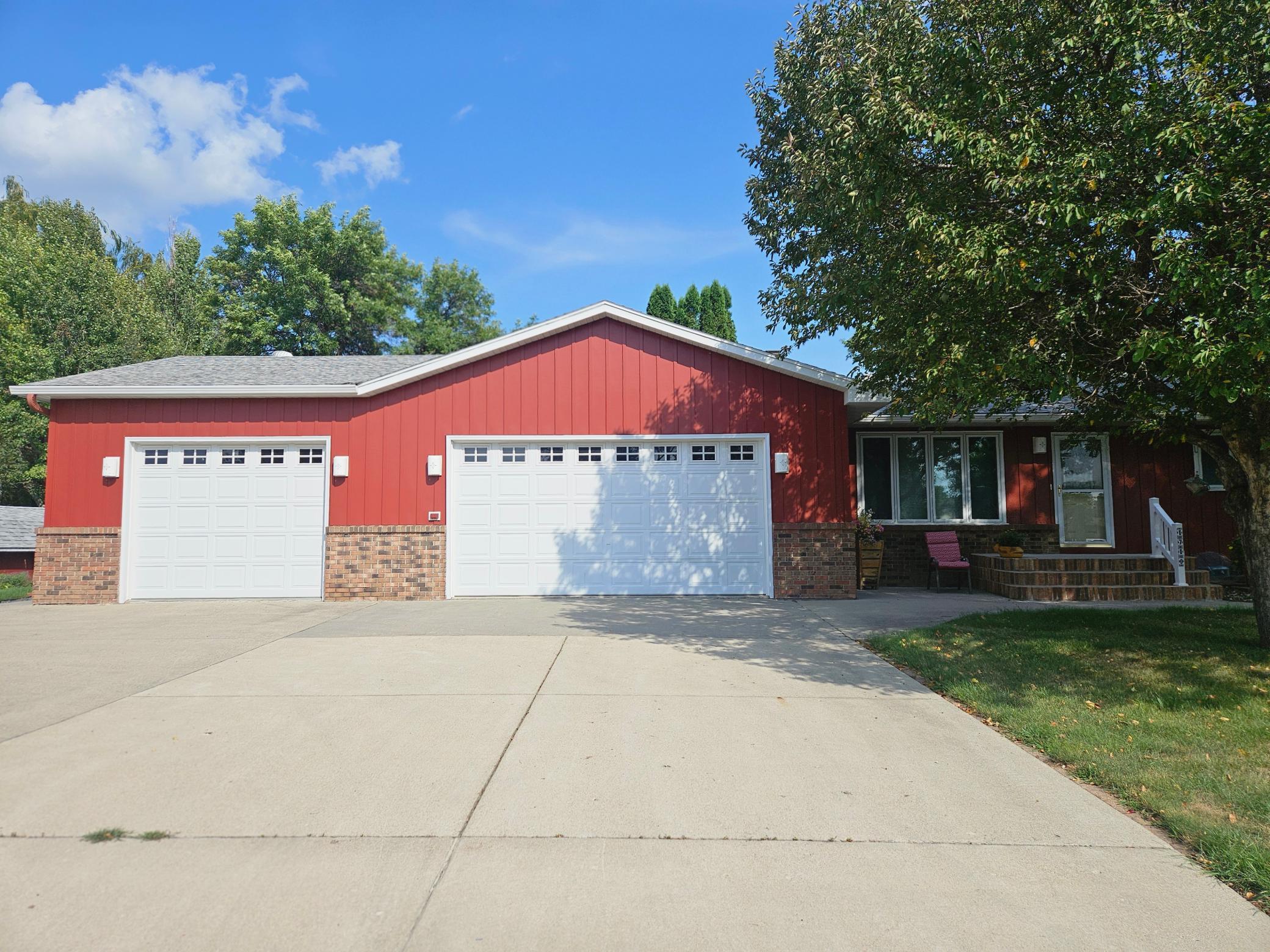3 Stall attached garage
