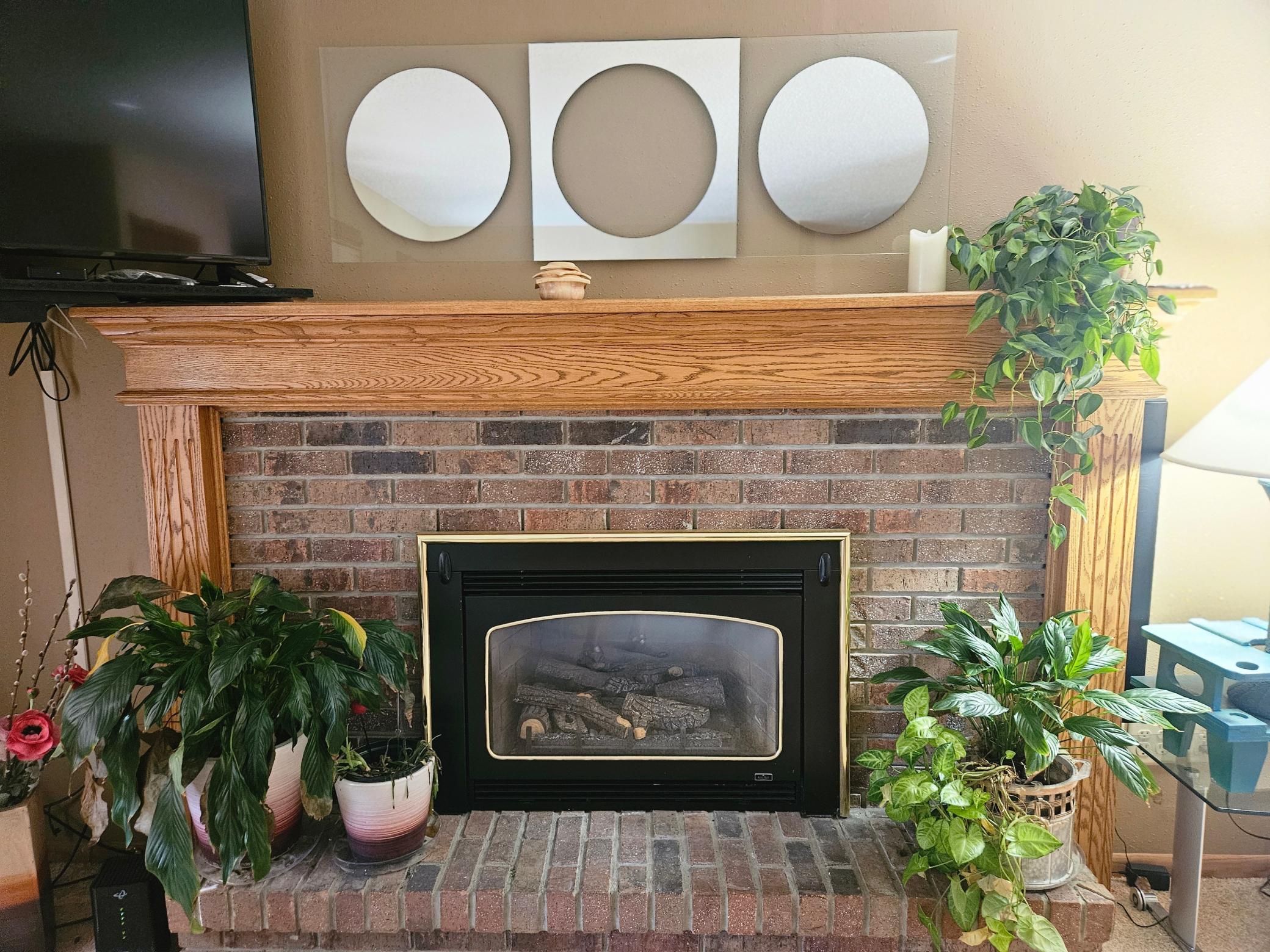 Gas fireplace