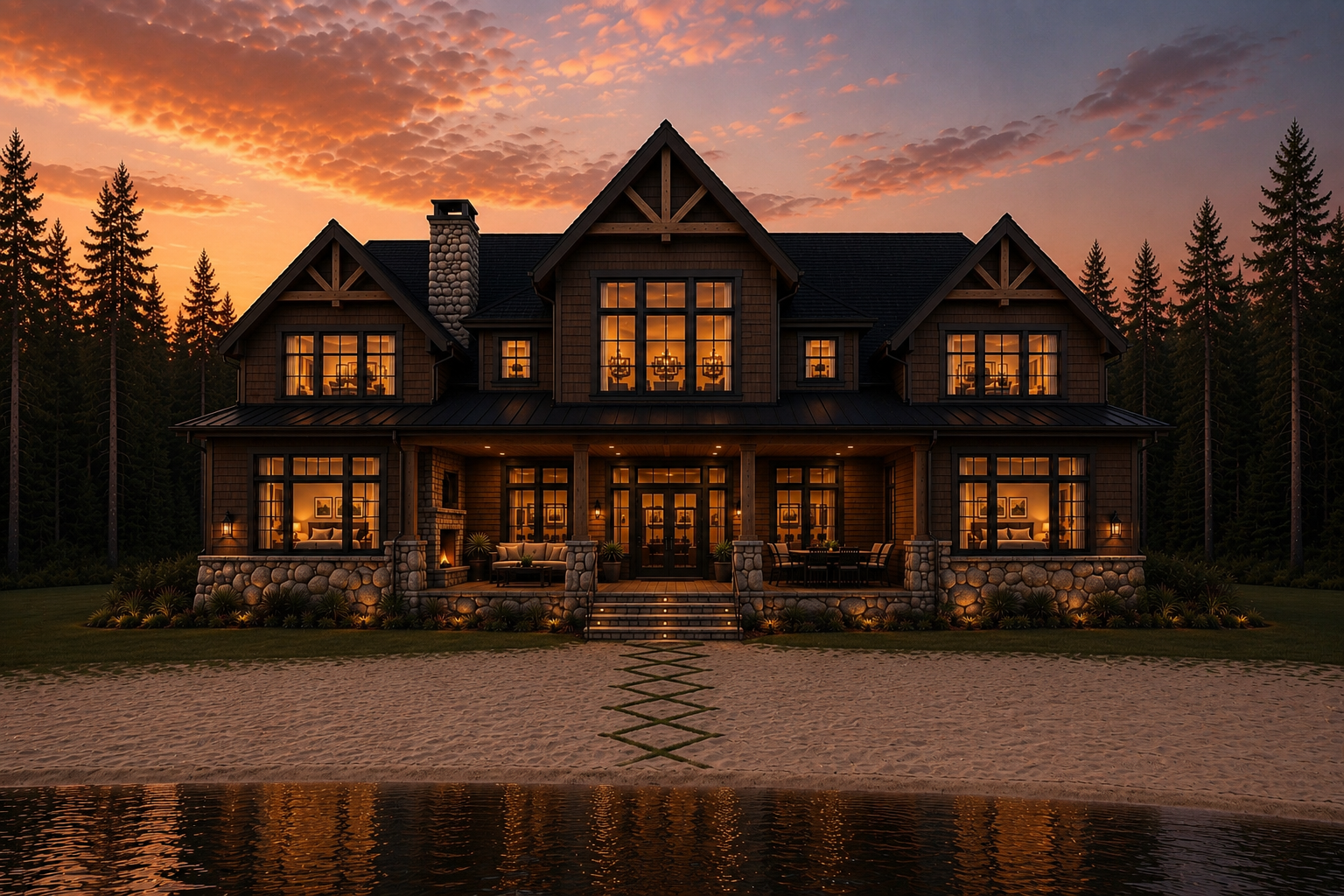Future Home Rendition- Builder will design home to buyers liking/specs.
