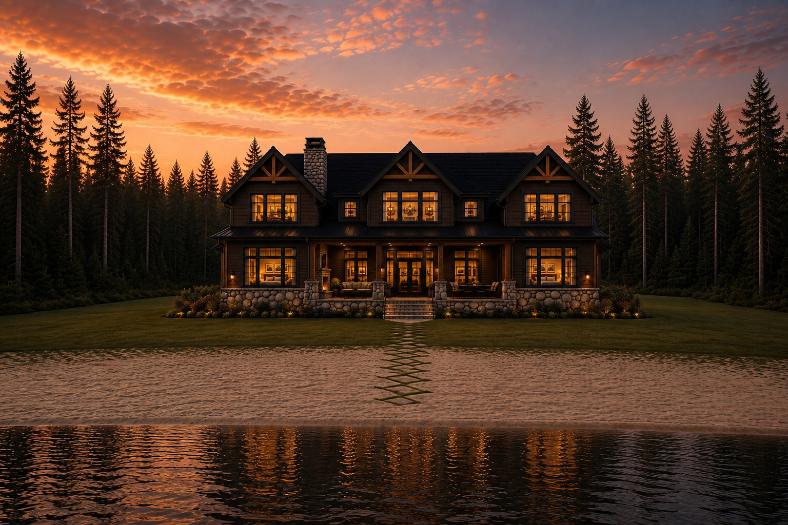 Future Home Rendition- Builder will design home to buyers liking/specs.
