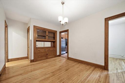 Formal Dining Room with Original Buffet