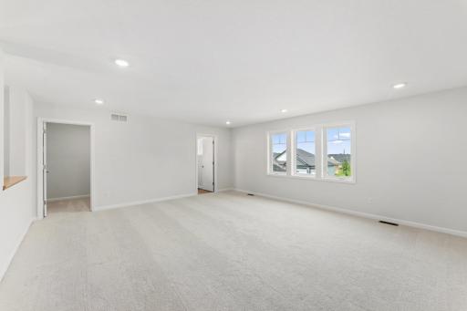 Loft with half bath and large storage room