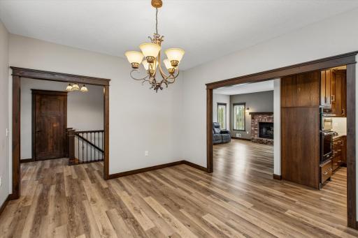 Separate dining room