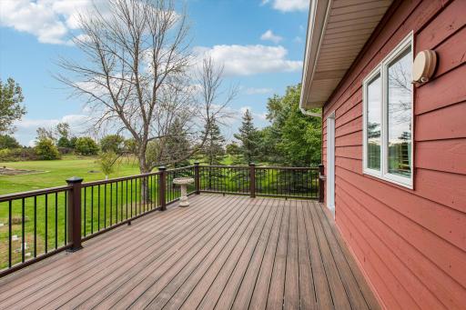 Plenty of room for grill and outdoor furniture