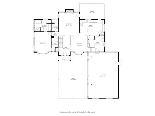 Main level with dimensions