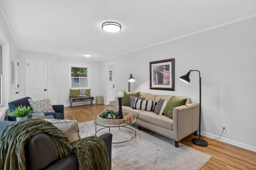 Main level: living room