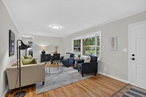 Main level: living room