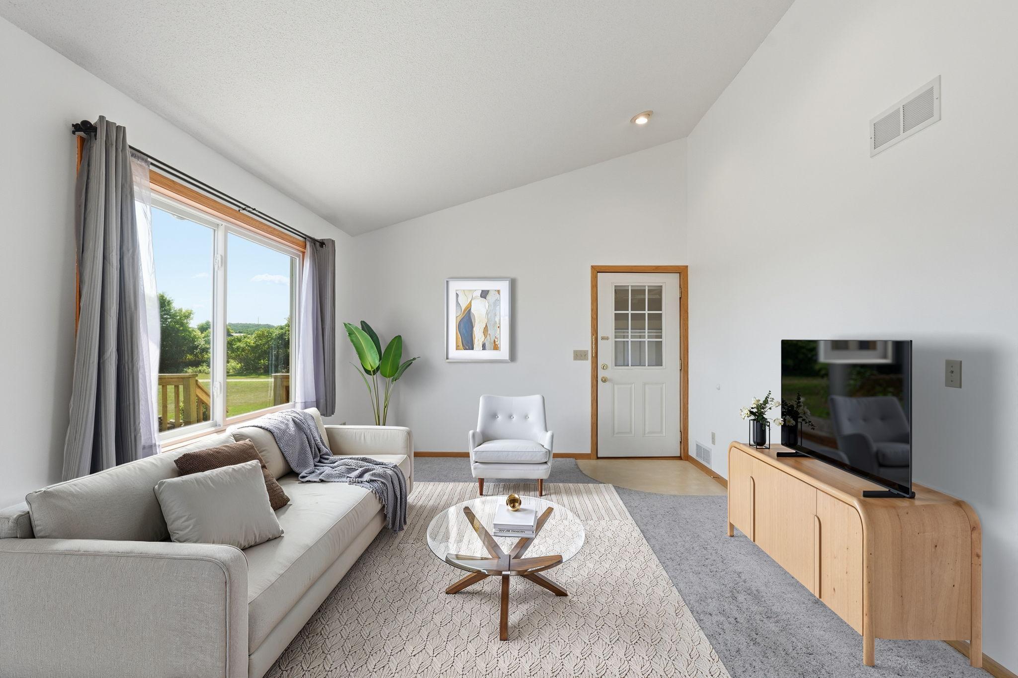 Living Room Virtually Staged