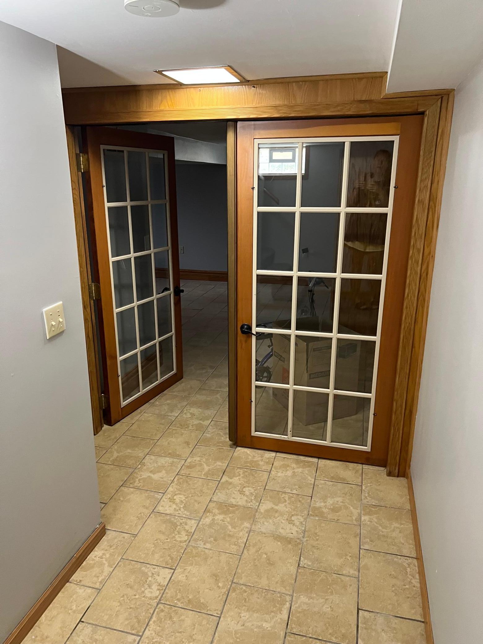 French Door to Family Room