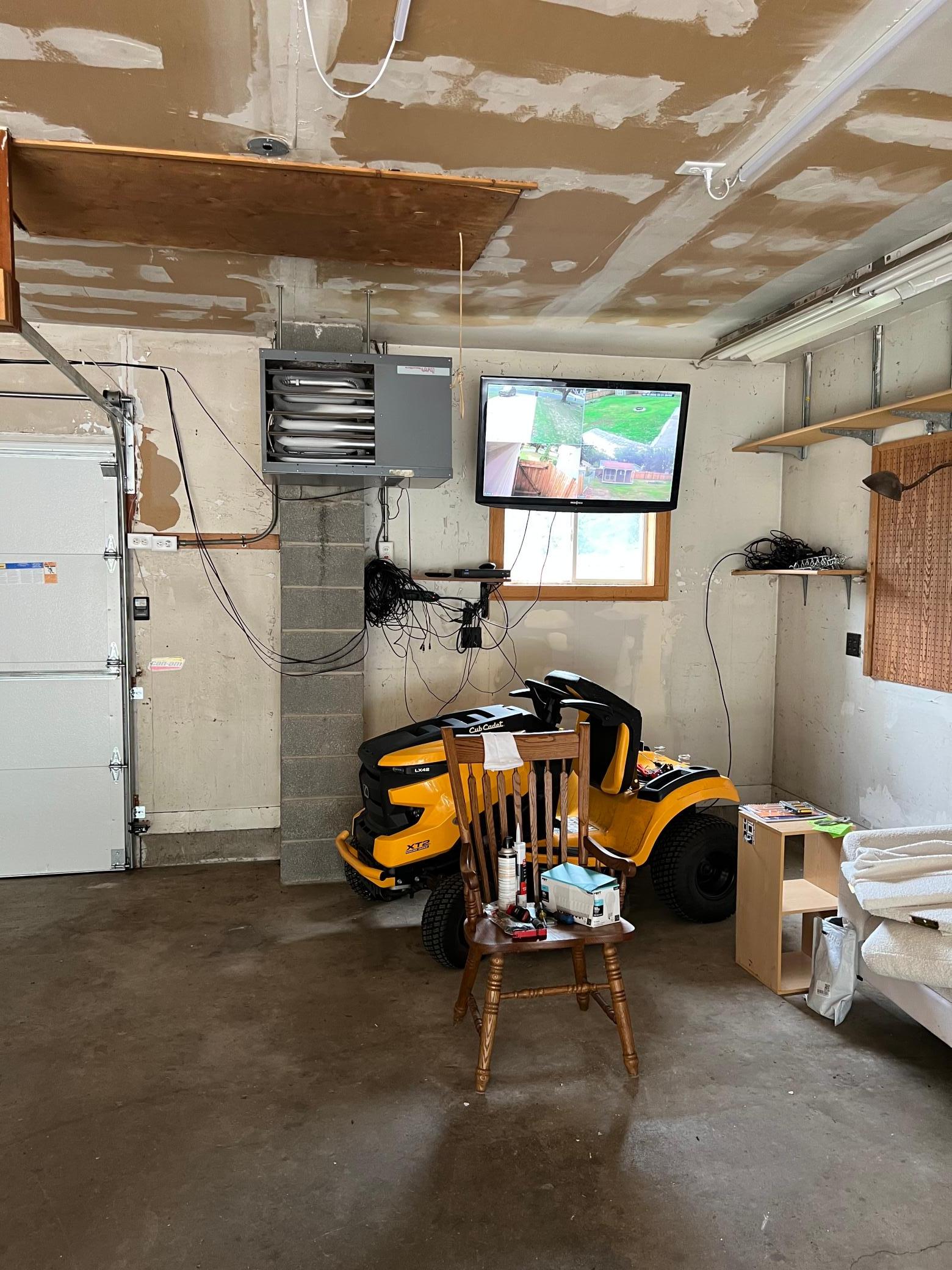 Heated Garage with Security System