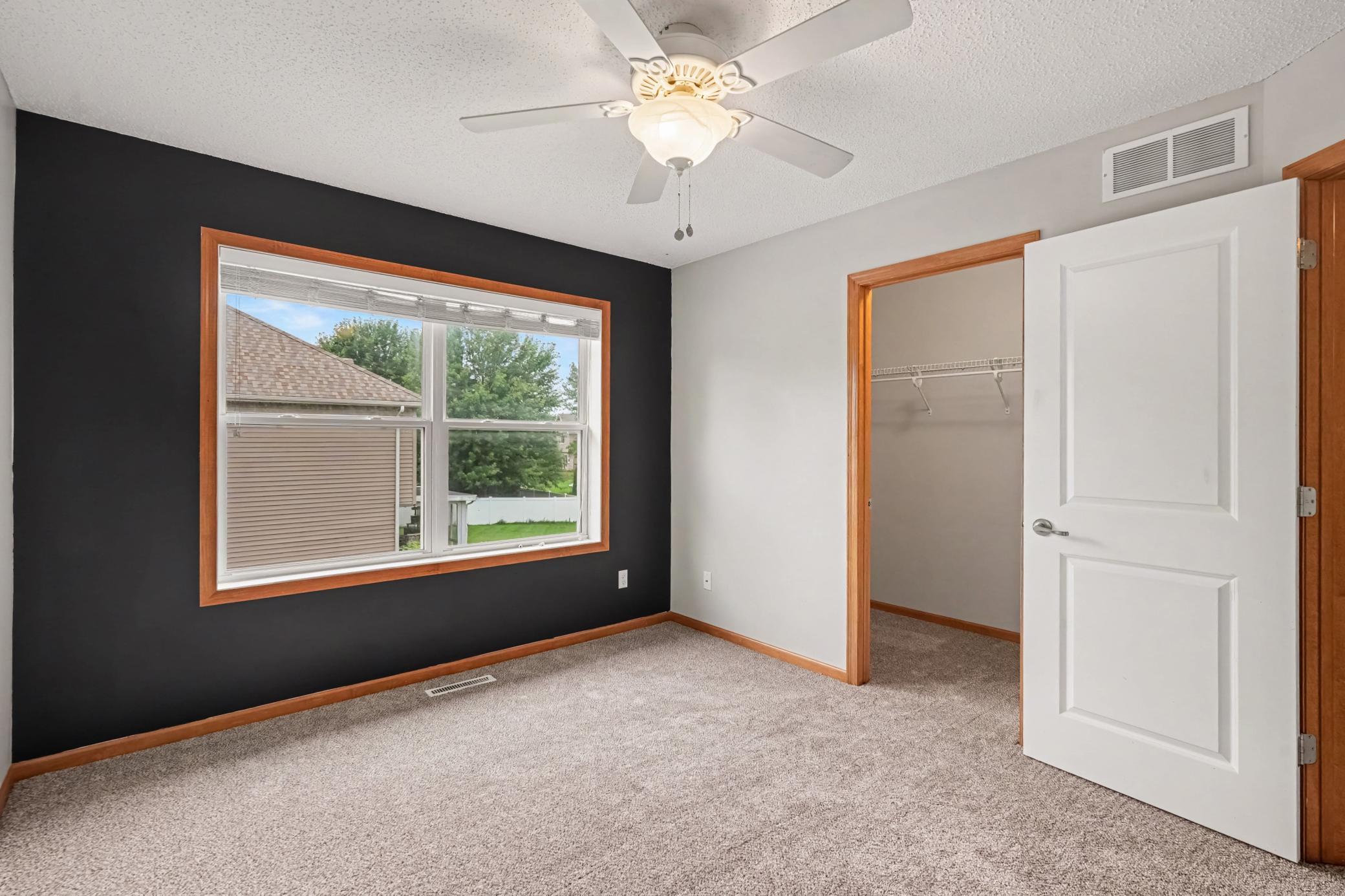 Bedroom #4 with walk-in closet