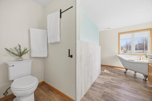 Large and private primary bathroom